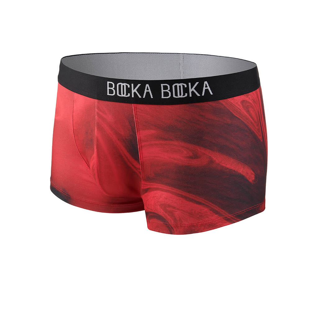 The Bocka Bocka Diavolo Supernova mens designer trunks - Mannequin photo – Front