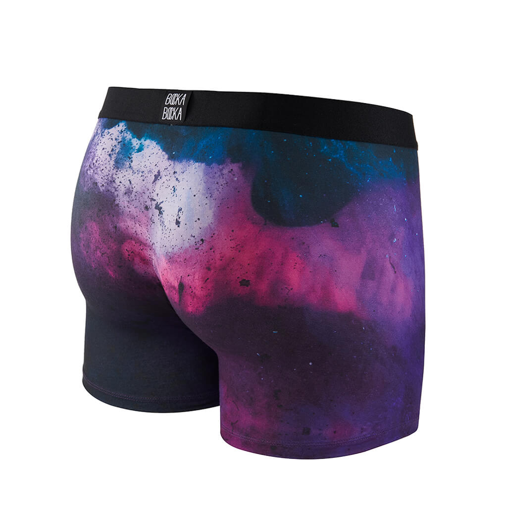 The Bocka Bocka Galassia Supernova mens designer boxer briefs - Mannequin photo – Back