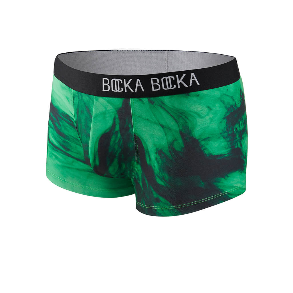The Bocka Bocka Primavera Supernova mens designer trunks - Mannequin photo – Front